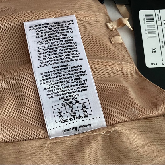 Marciano embellished crystal bustier xs NWT nude - Picture 14 of 15